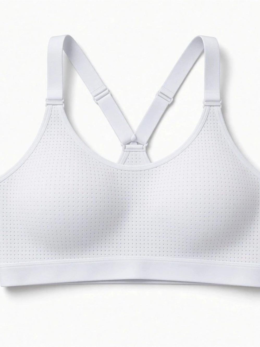 Victoria's Secret The Sport White Sports Bra Size 36DD